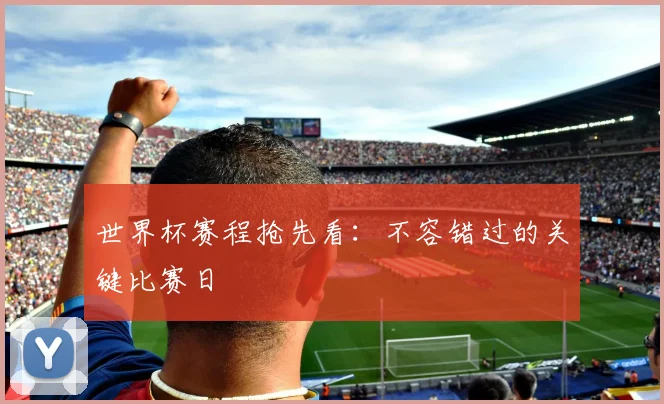 世界杯赛程抢先看：不容错过的关键比赛日
