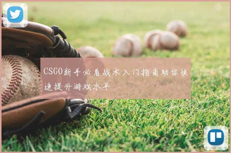 CSGO新手必看战术入门指南助你快速提升游戏水平